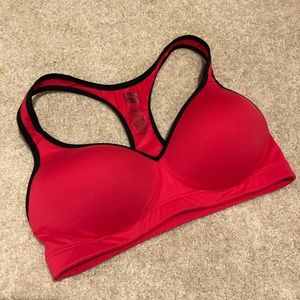 PINK hot pink sports bra